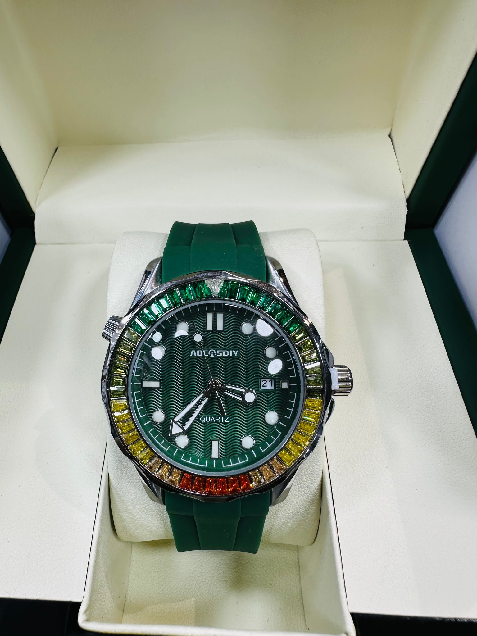AOCASDIY Original brand silicon strap premium watch by MWC