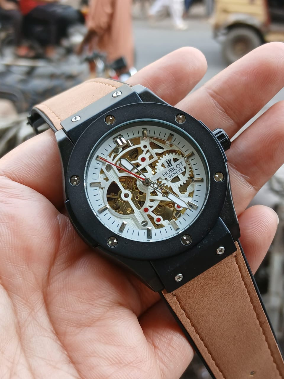 HB Automatic skeleton dial matt case quality By MWC