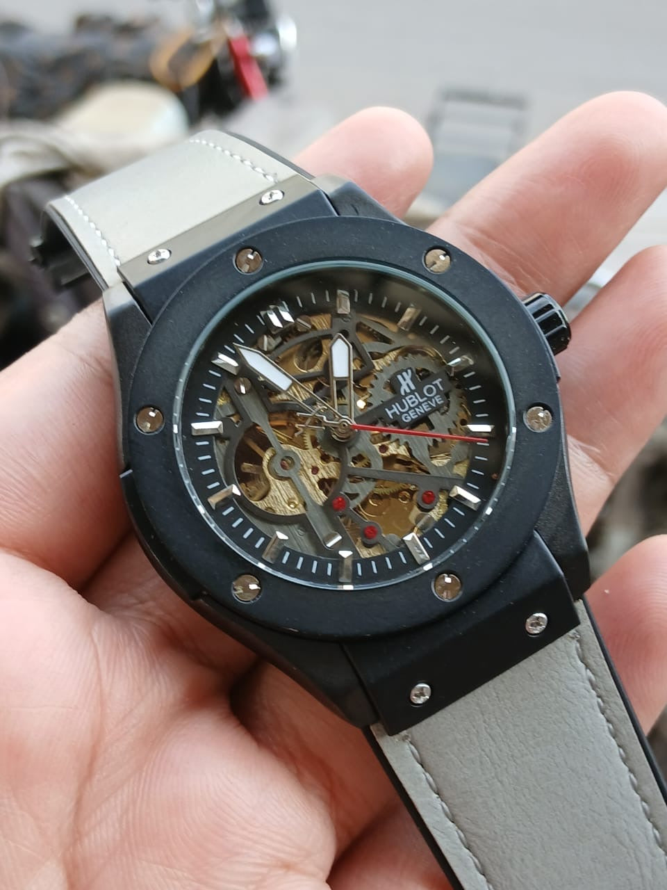 HB Automatic skeleton dial matt case quality By MWC