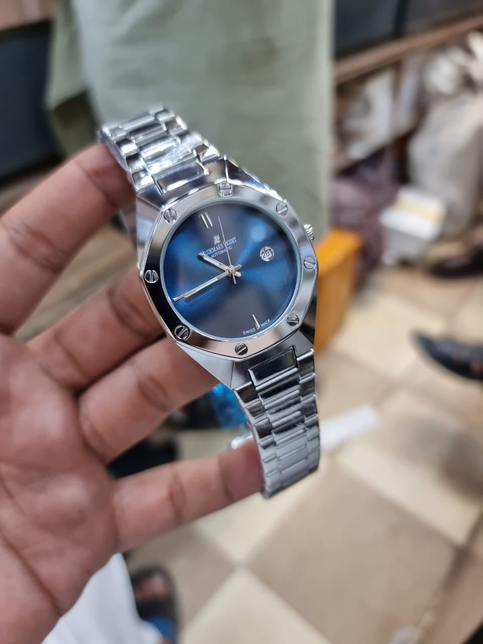 AP Premium quality diamond cut bezel and chain by MWC