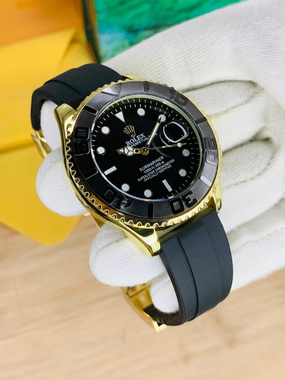 RLX SUBMARINER SILICON STRAP MASTER LOCK BY MWC